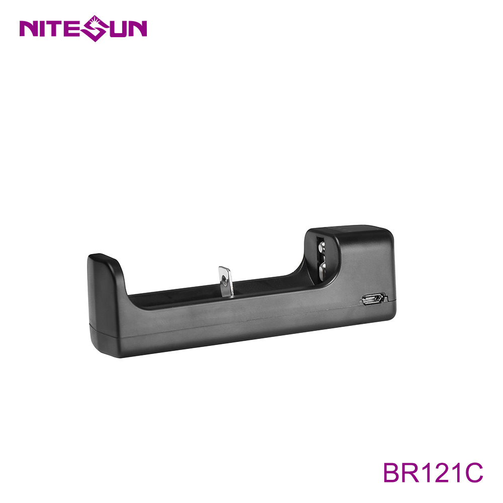 NITESUN BR121C Single-slot 18650 with USB-port Battery Charger
