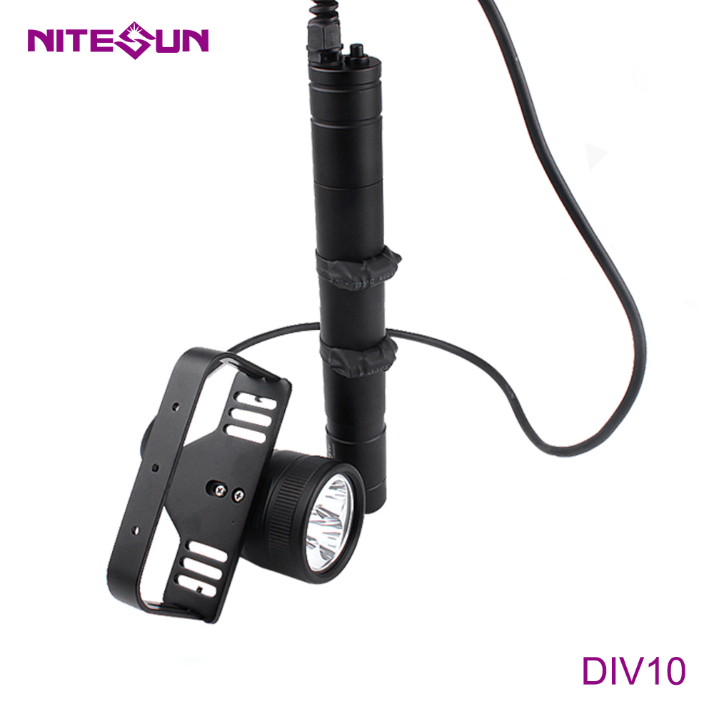 NITESUN DIV10 Scuba Diving Flashlight
