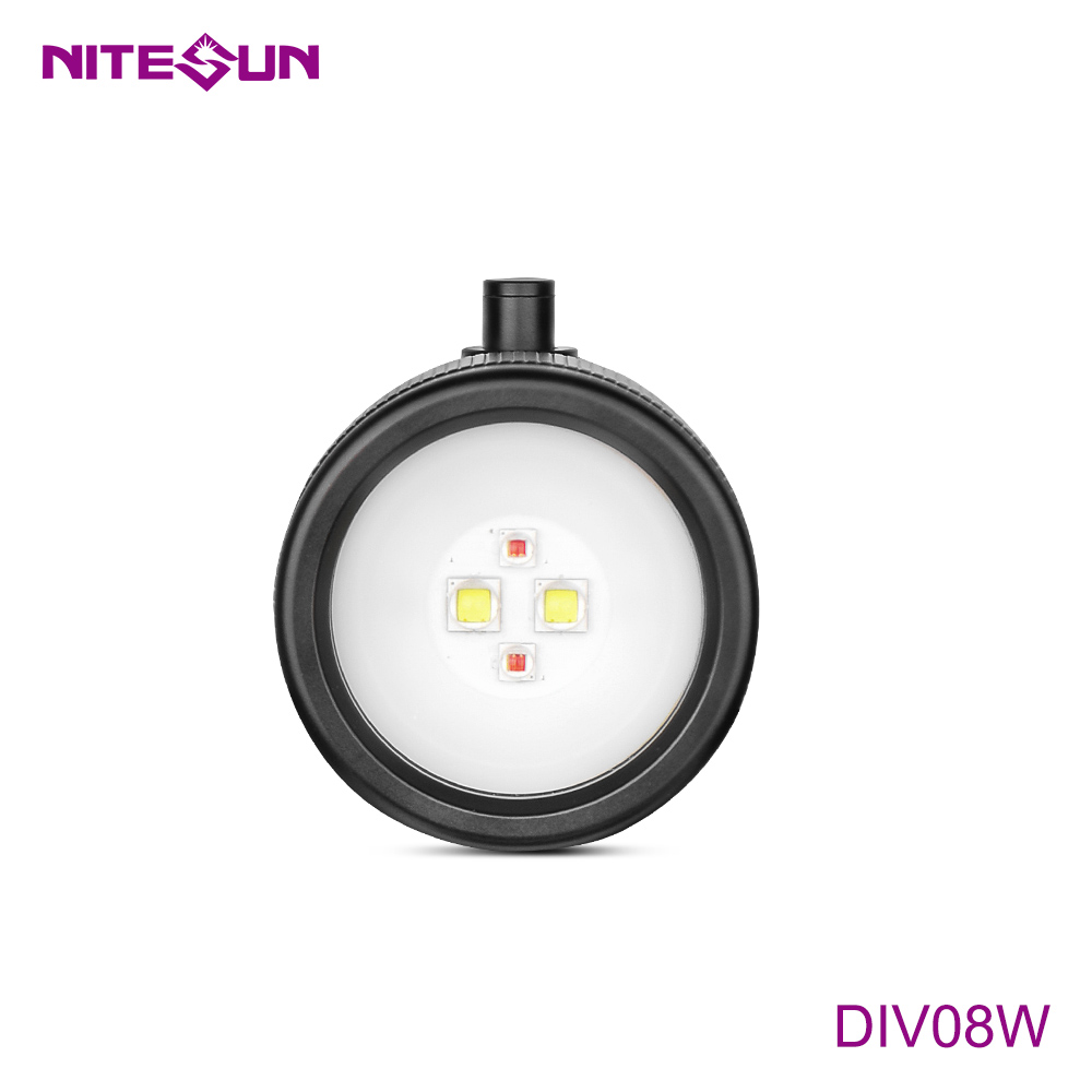 NITESUN DIV08W 手持式双色潜水摄影手电筒