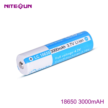 NITESUN 18650 3000mah Rechargeable Li-ion Battery